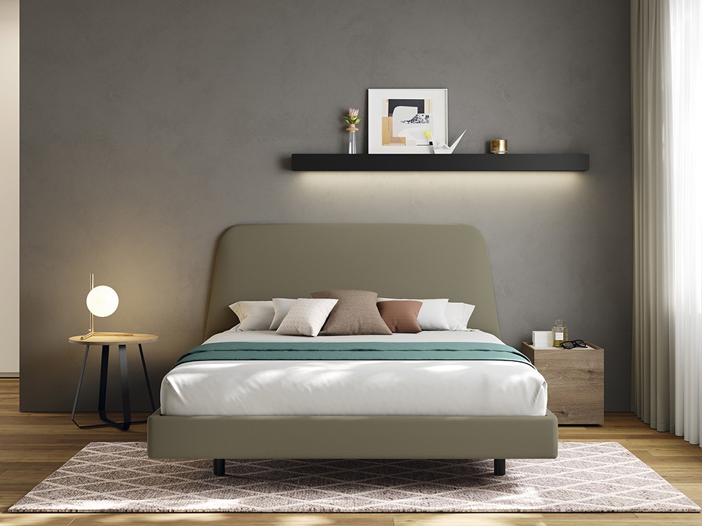 Cama Trapez con aro Sim tapizada Kalm 19 de Mobenia - 7