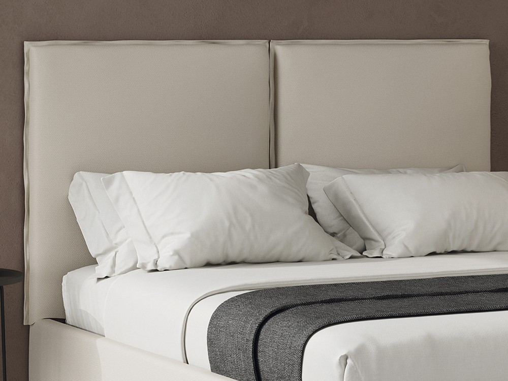 Cama cabecero Noa y base sim con arcón tapizada Kalm 25 de Mobenia - 2