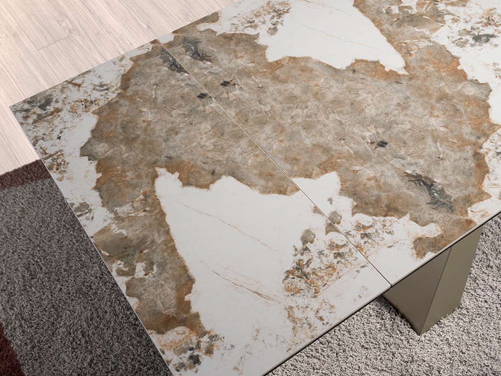 Mesa de comedor extensible 1124 con sobre porcelánico de Ángel Cerdá - 8