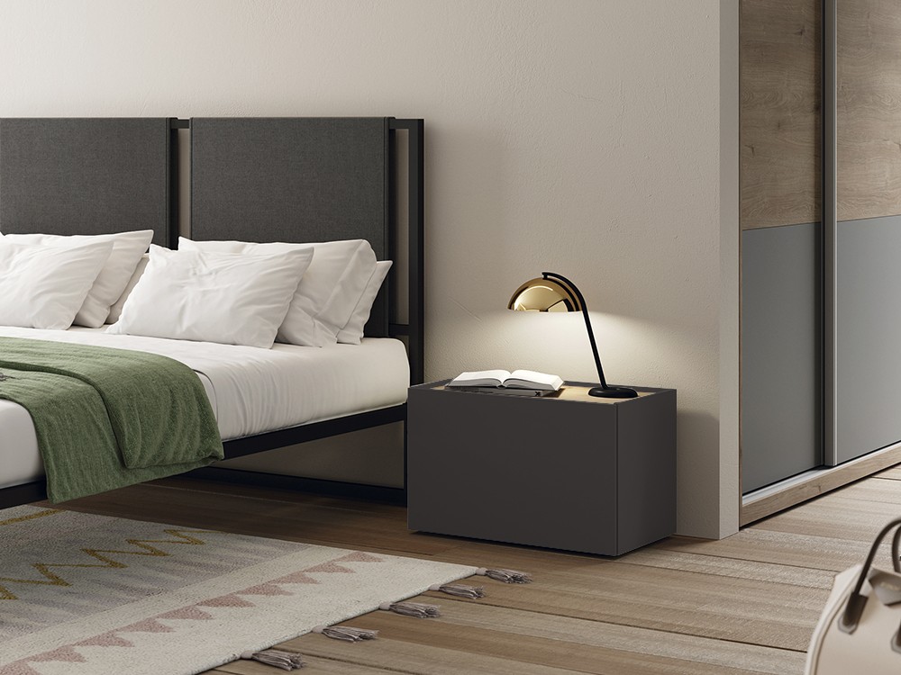 Mesita de noche con dos cajones Pool Kalm de Mobenia - 4