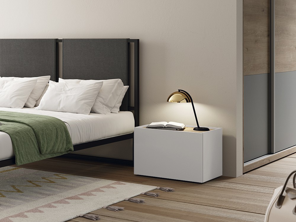 Mesita de noche con dos cajones Pool Kalm de Mobenia - 7