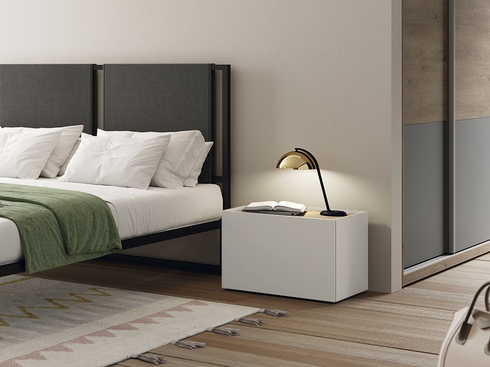 Mesita de noche con dos cajones Pool Kalm de Mobenia - 8