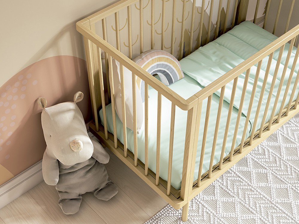 Cuna 120x60 Deva de hay natural Bamboo de Ros - 2