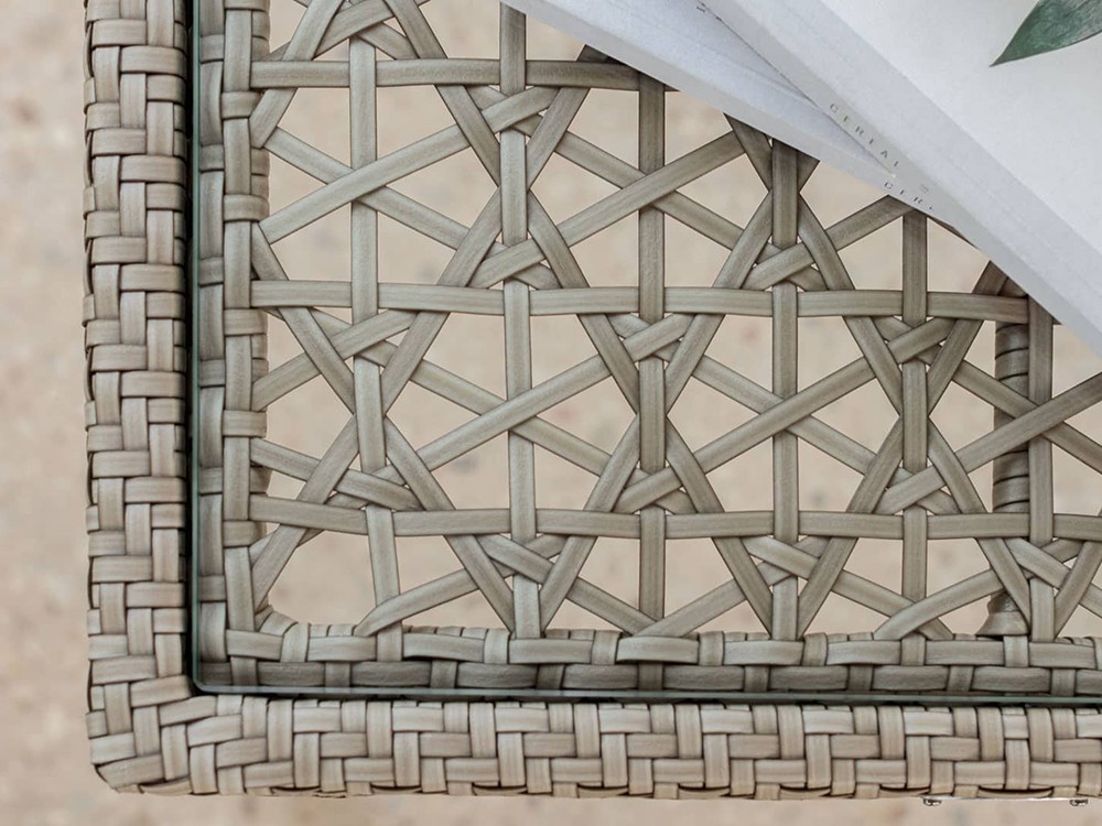 Mesa auxiliar Journey con sobre de cristal de Skyline - 4