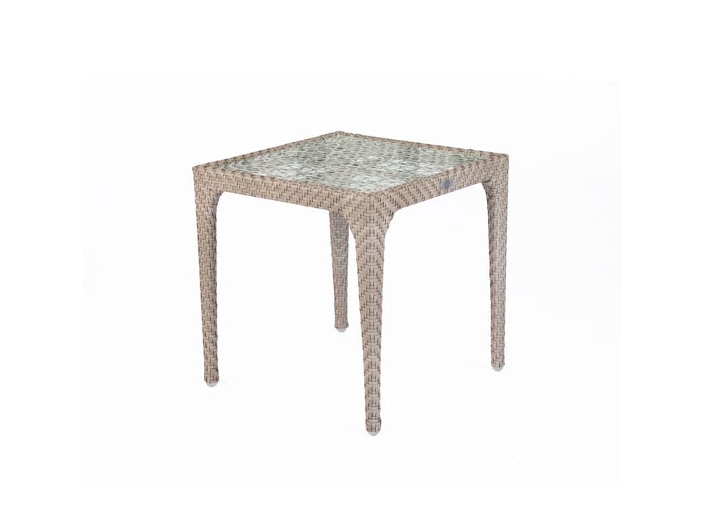 Mesa auxiliar Journey con sobre de cristal de Skyline - 2