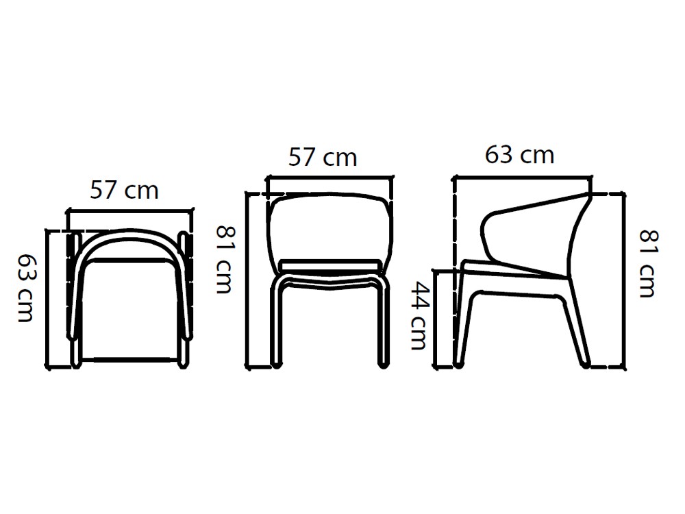 Sillón de comedor Journey con cojín tapizado de Skyline - 8