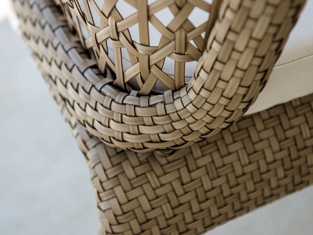 Silla de comedor exterior Journey con cojín tapizado de Skyline - 5