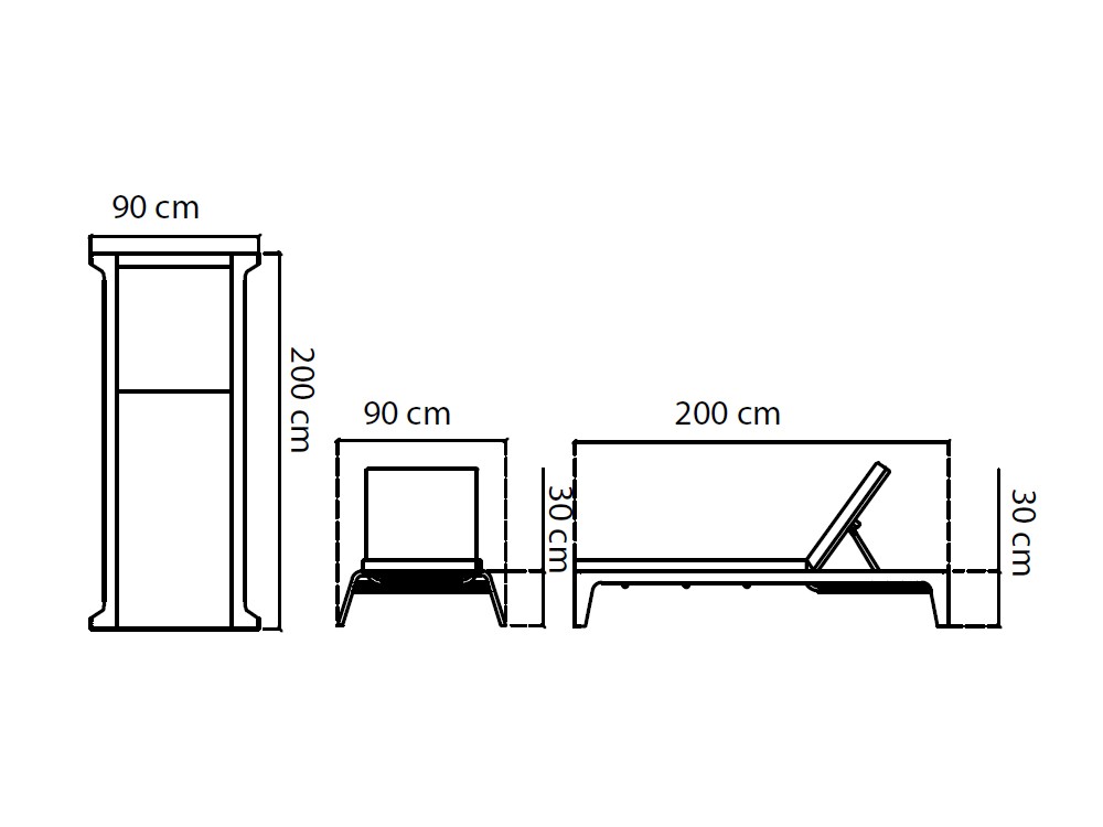 Tumbona de fibra sintética con colchoneta tapizada Journey de skyline - 5