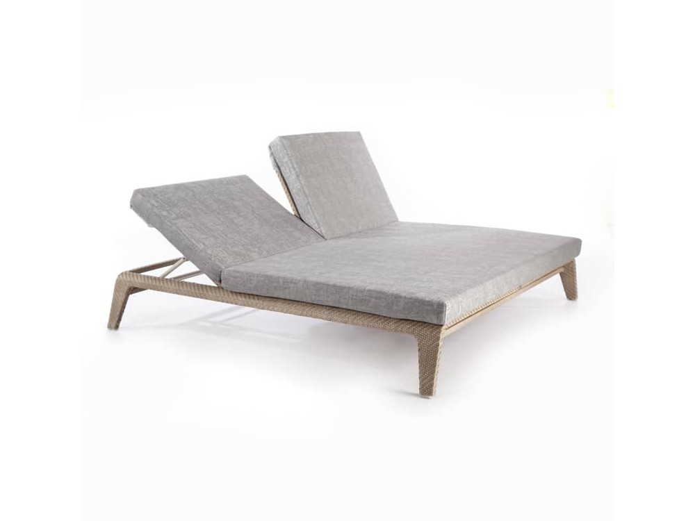 Tumbona doble de fibra sintética con colchoneta tapizada Journey de Skyline - 2