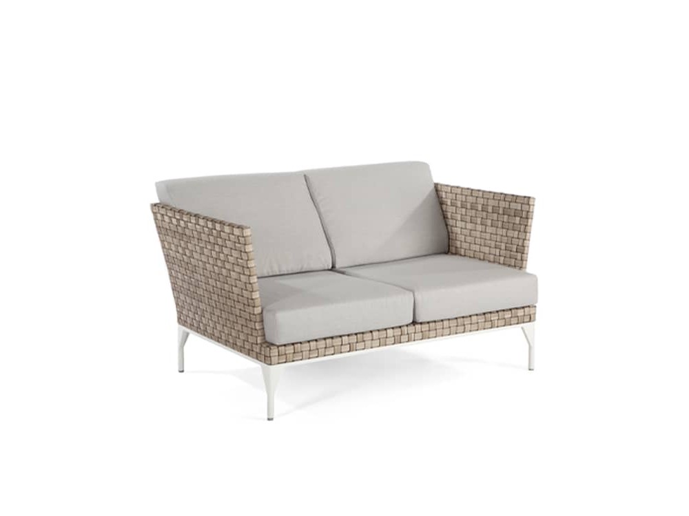 Sofá de dos o tres plazas para salón exterior en fibra trenzada Brafta de Skyline - 4