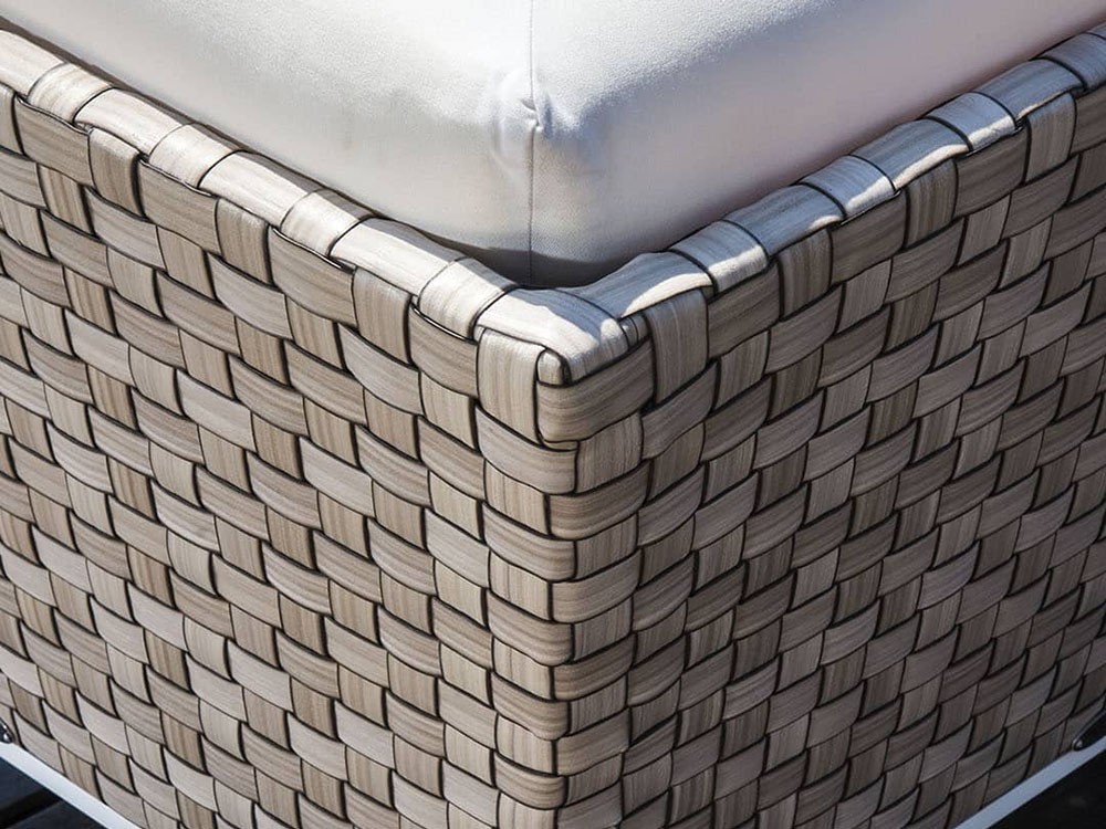 Sofá de dos o tres plazas para salón exterior en fibra trenzada Brafta de Skyline - 14