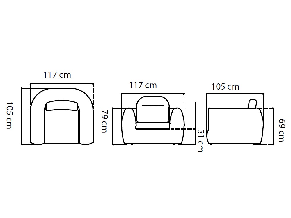Sillón exterior Dynasty
