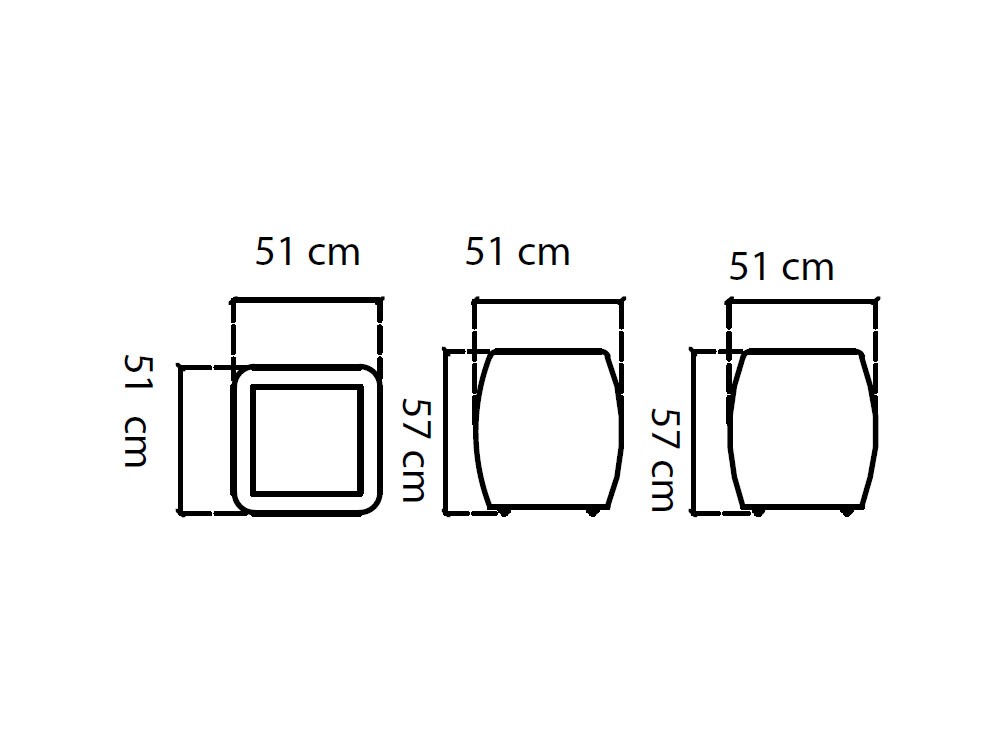 Mesa auxiliar de aluminio y fibra sintética trenzada con sobre porcelánico Dynasty de Skyline - 5
