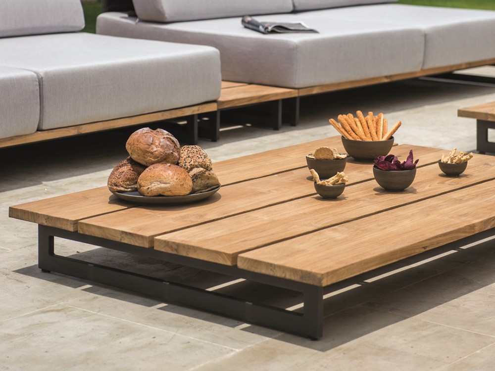 Mesa de centro de madera de teca Ona de Skyline - 1