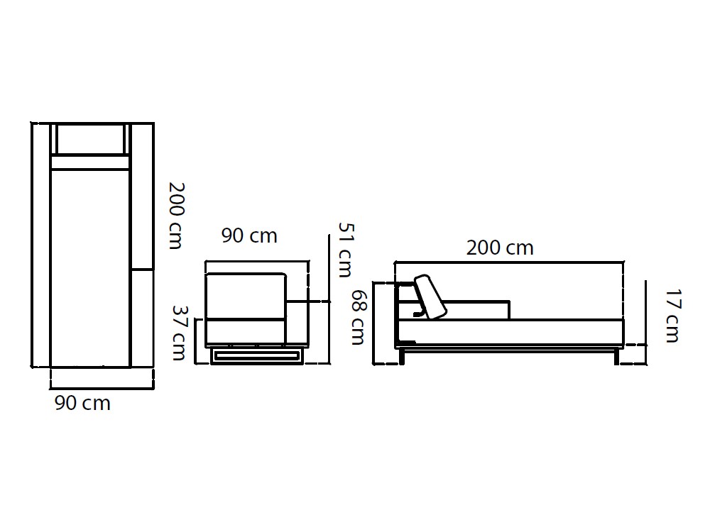 Chaiselongue exterior de madera, aluminio con cintas de poliester trenzado y cojines tapizados Ona de Skyline - 5