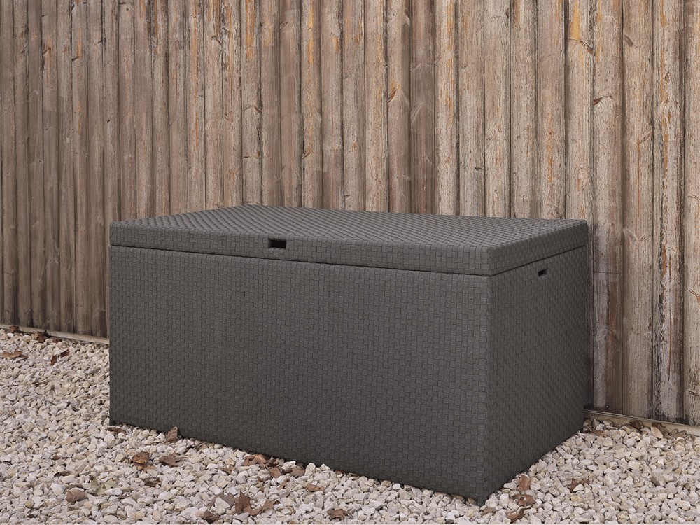 Baúl de aluminio y tiras de cuerda trenzada Ona de Skyline - 2