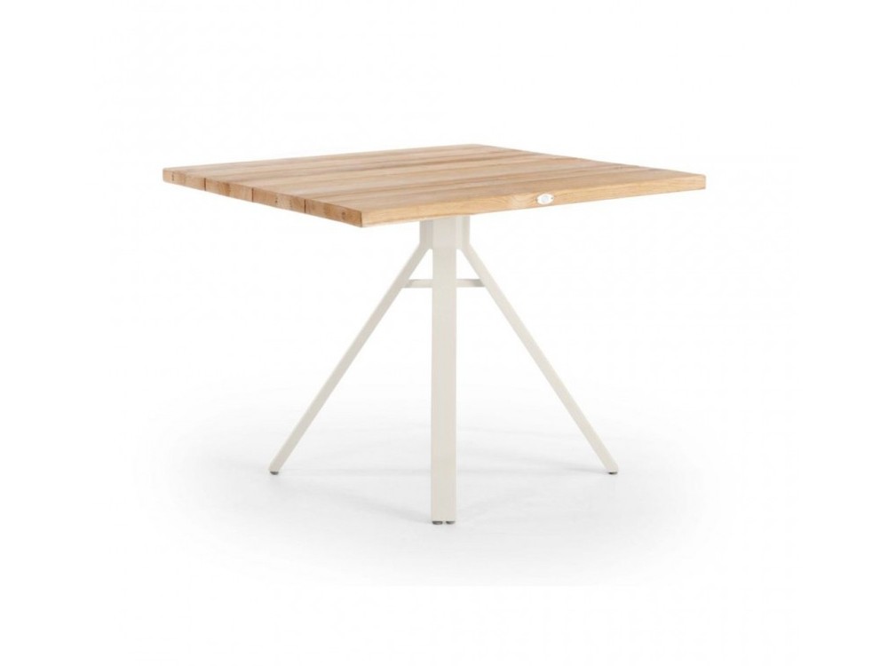 Mesa cuadrada o redonda de teca Alaska