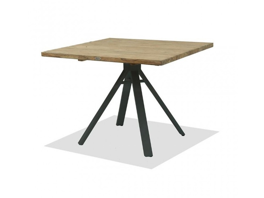 Mesa cuadrada o redonda de teca Alaska