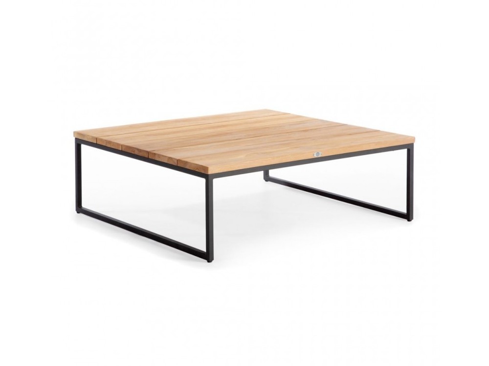 Mesa de centro teca y aluminio Horizon de Skyline Design - 4