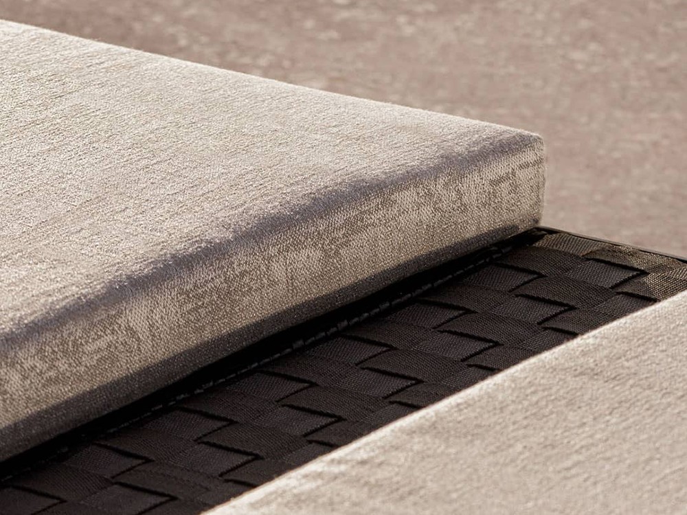 Tumbona doble de aluminio y cinta Horizon de Skyline Design - 8