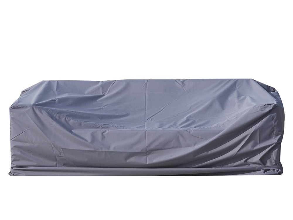 Sofá para salón exterior de 2 o 3 plazas de aluminio y cuerda trenzada con asientos tapizados Serpent de Skyline Design - 15