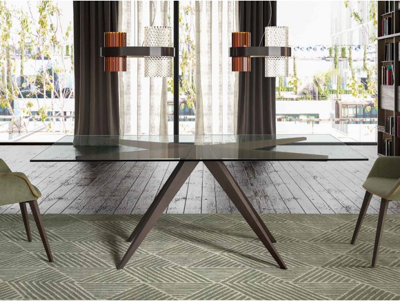 Base de mesa de metal moderno para mesa cuadrada o redonda, base de mesa de  comedor de metal, base de mesa de comedor de acero spider -  España