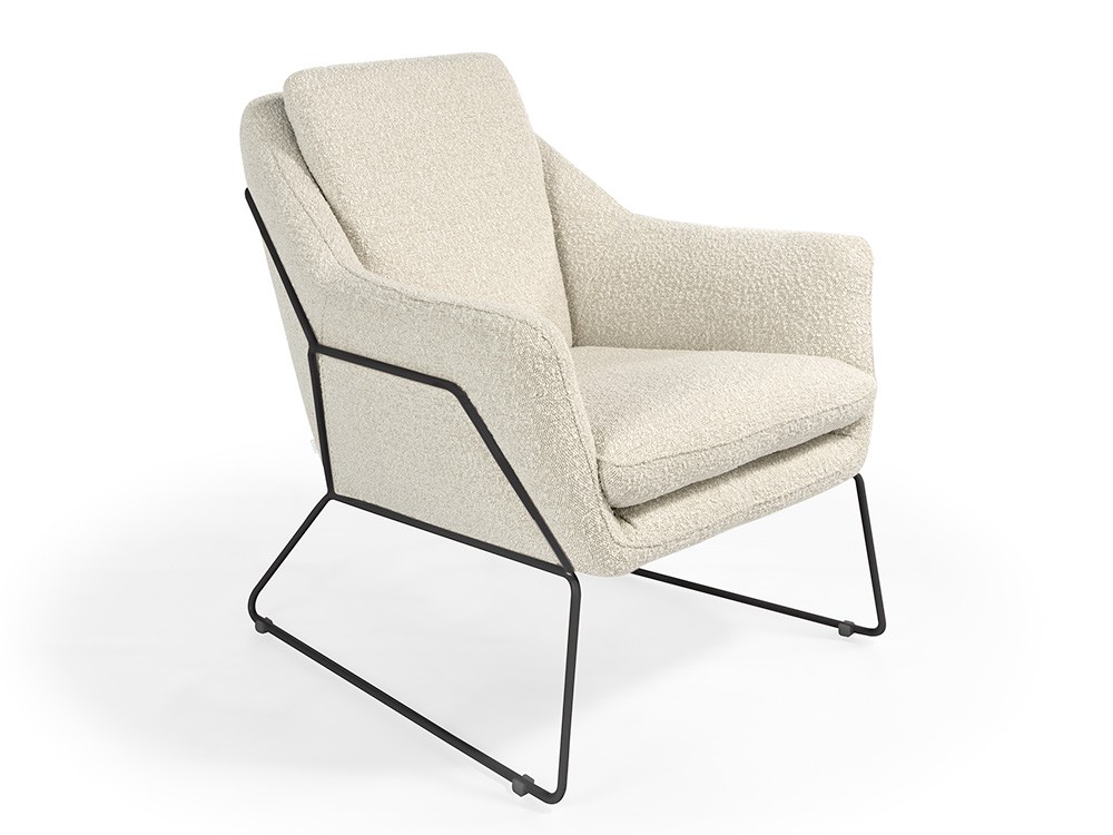 Butaca Tulip Bouclé CH Design de Mobles Nacher - 1