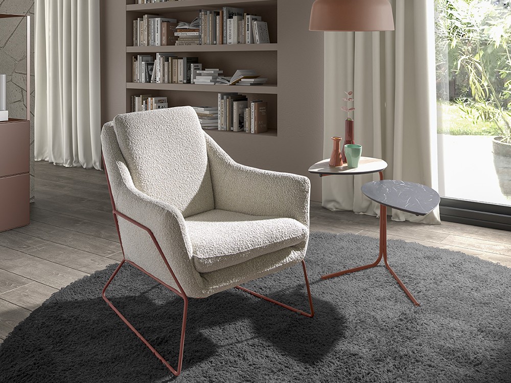 Butaca Tulip Bouclé CH Design de Mobles Nacher - 2