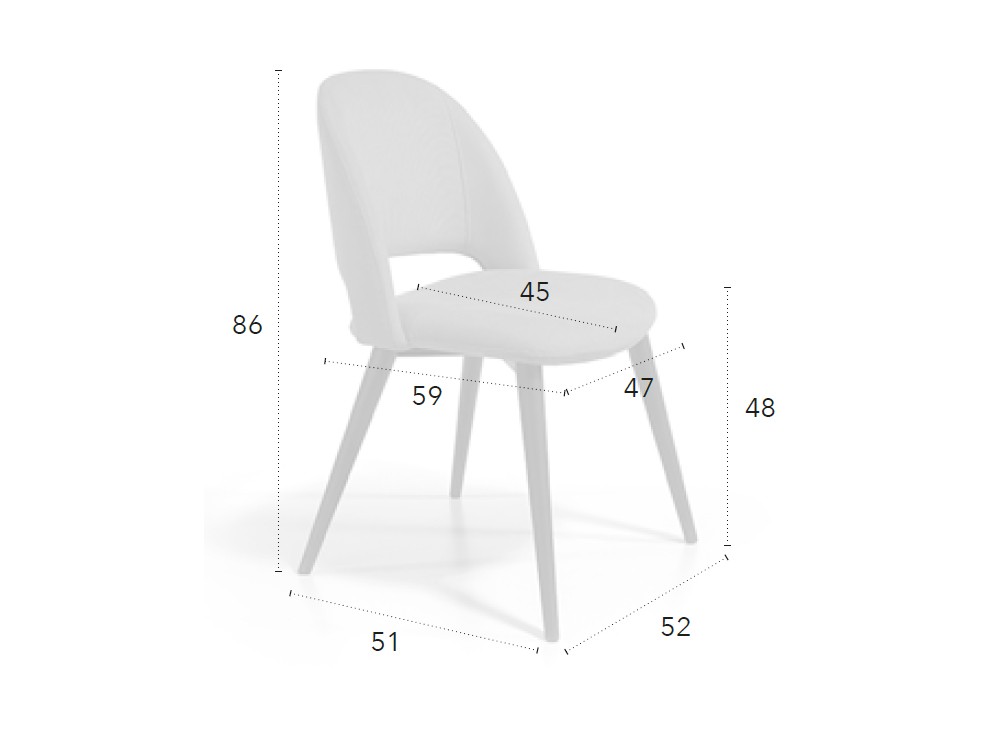 Silla Cassia Wood CH Design Nacher - 9