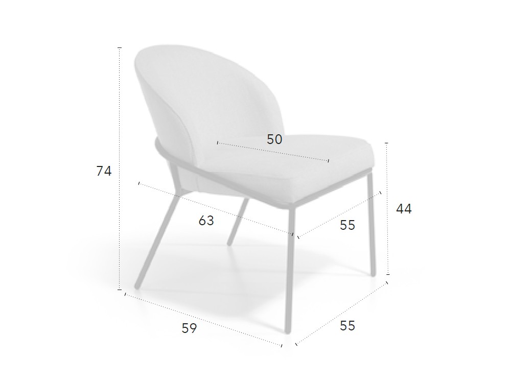 Butaca Silla Eda Lounge CH Design Nacher - 4