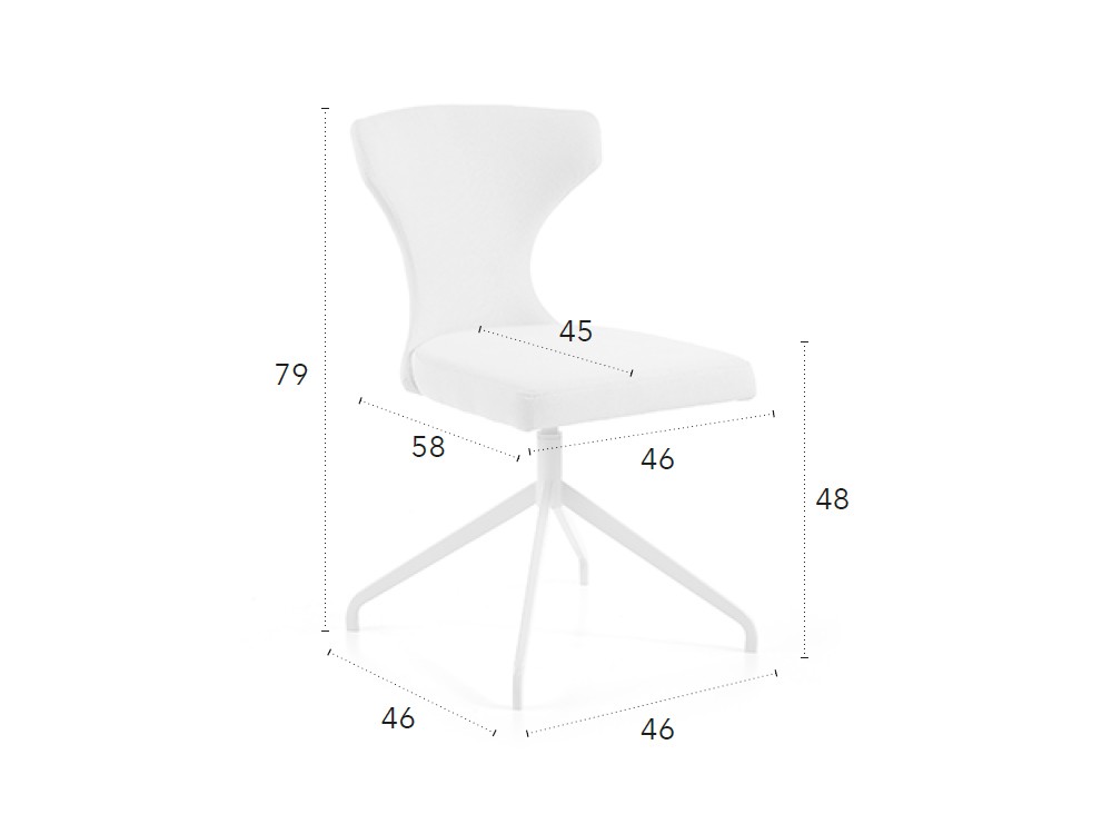 Silla giratoria Sophie CH Design Nacher - 4