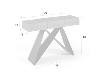 Consola Mumm White CH Design Nacher - 6