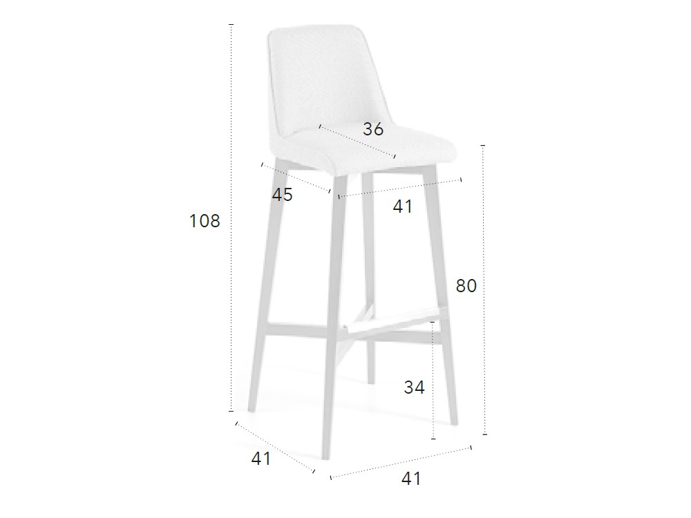 Taburete alto Lolita CH Design Nacher - 6