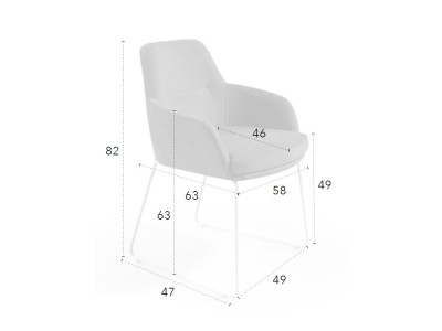 Silla Roger D CH Design de Mobles Nacher - 4