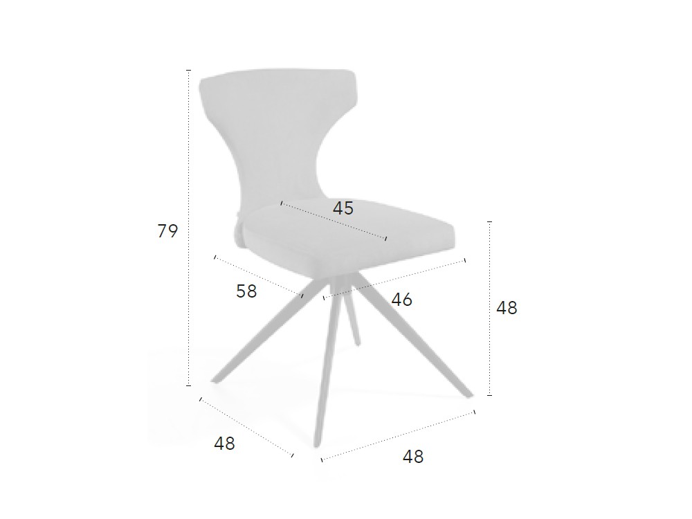 Silla giratoria Sophie C CH Design de Mobles Nacher - 3