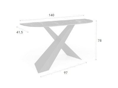Consola Jasper Keramic CH Design de Mobles Nacher - 3