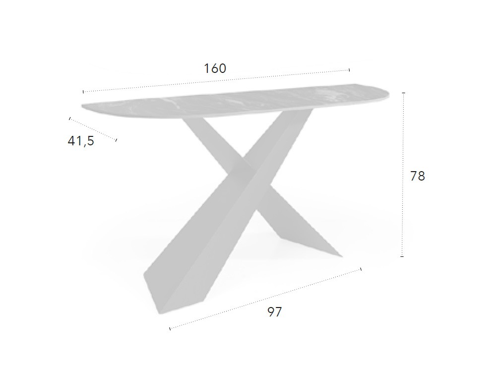 Consola Jasper Keramic CH Design de Mobles Nacher - 4