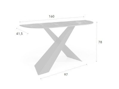 Consola Jasper Keramic CH Design de Mobles Nacher - 4