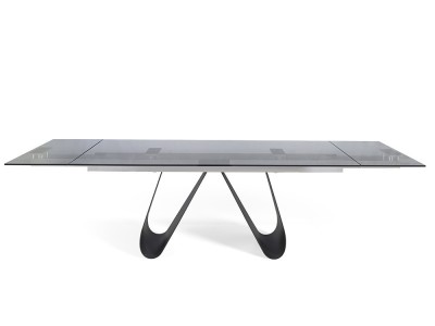 Mesa extensible Papallona cristal de Mobles Nacher - 2