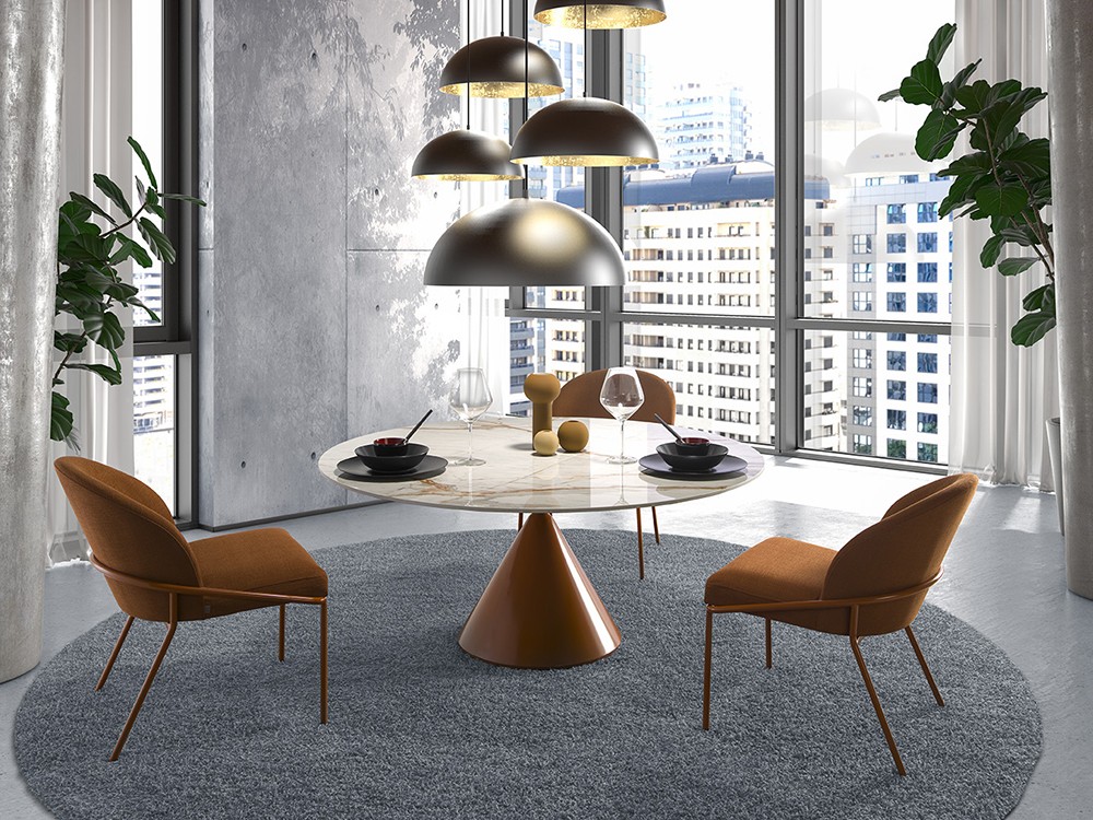 Mesa redonda Aiko Lounge CH Design de Mobles Nacher - 1