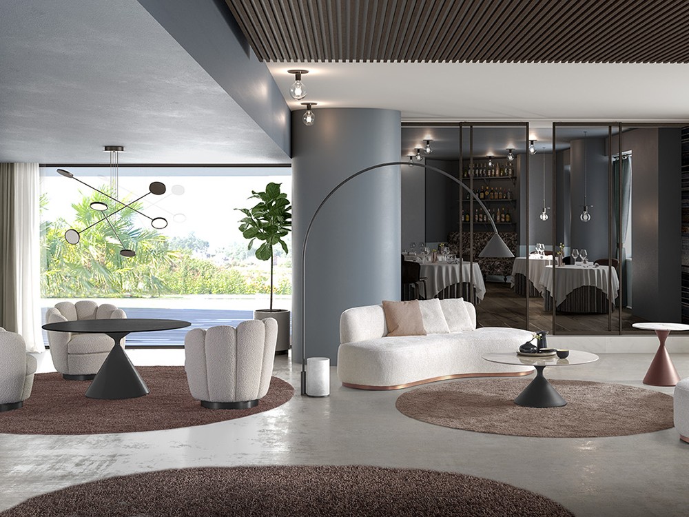 Mesa redonda Aiko Lounge CH Design de Mobles Nacher - 7