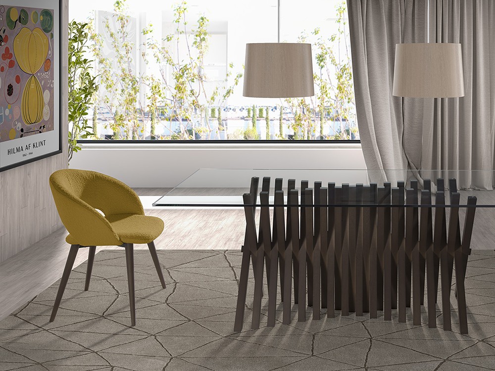 Silla Ozzy A Bouclé CH Design de Mobles Nacher - 3