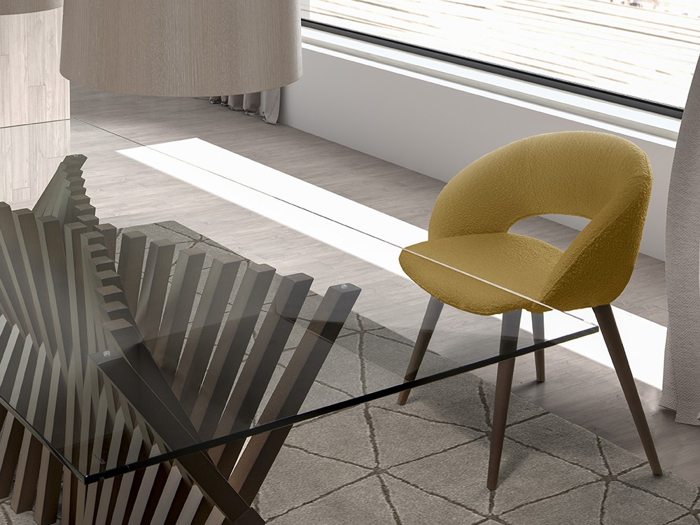 Silla Ozzy A Bouclé CH Design de Mobles Nacher - 5