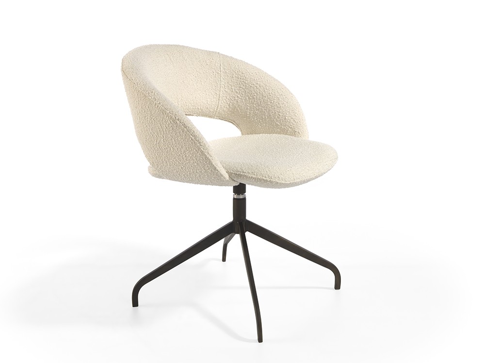 Silla giratoria Ozzy B Bouclé CH Design de Mobles Nacher - 1