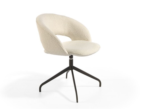 Silla giratoria Ozzy B Bouclé CH Design de Mobles Nacher - 1