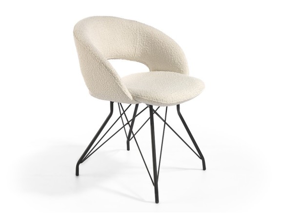 Silla Ozzy B Bouclé CH Design de Mobles Nacher - 1