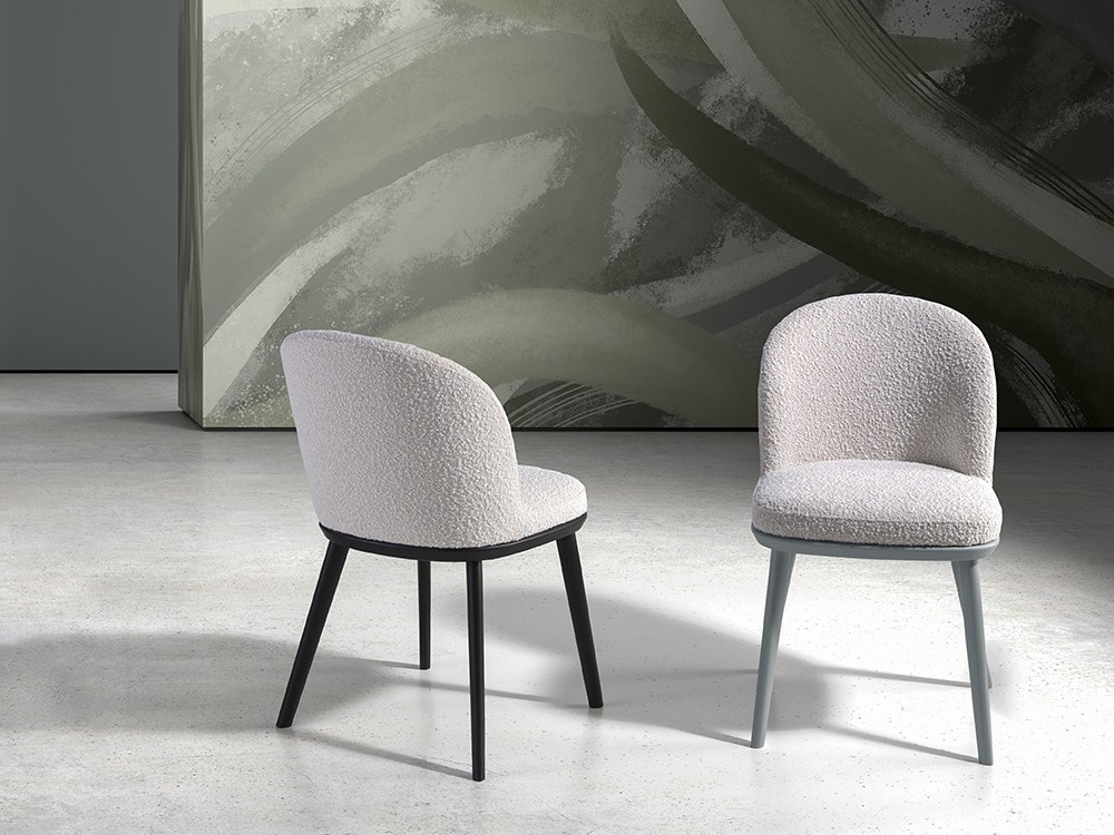 Silla Wendy A Bouclé CH Design de Mobles Nacher - 2