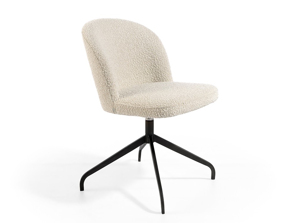 Silla giratoria Wendy B Bouclé CH Design de Mobles Nacher - 1