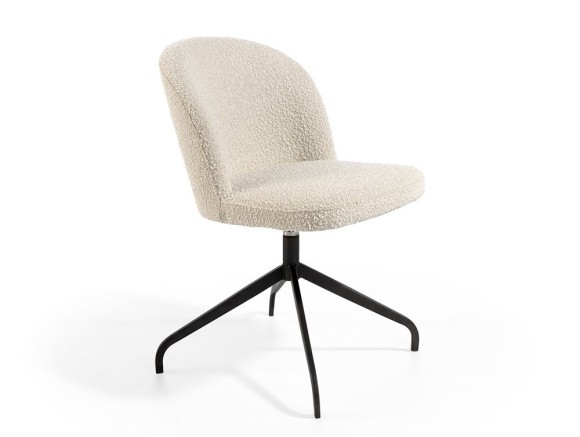 Silla giratoria Wendy B Bouclé CH Design de Mobles Nacher - 1