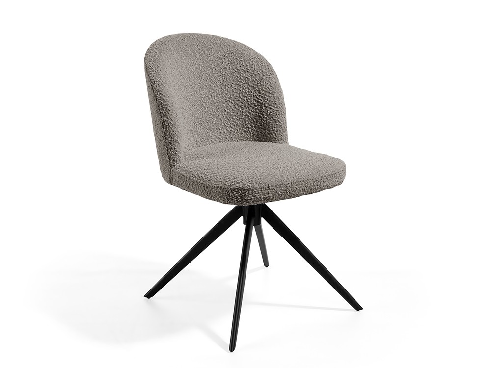 Silla giratoria Wendy C Bouclé CH Design de Mobles Nacher - 1